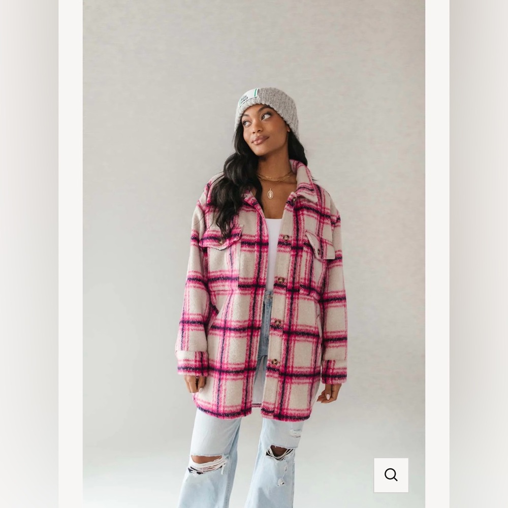 The Post - Regina Plaid Jacket